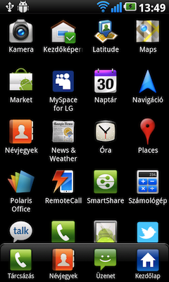 LG Optimus 2X screenshot