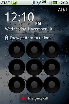 Android Pattern Screen Lock