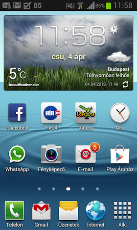 Samsung Galaxy Express screen shot