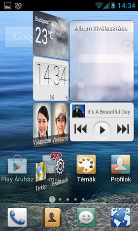 Huawei Ascend Y300 screen shot