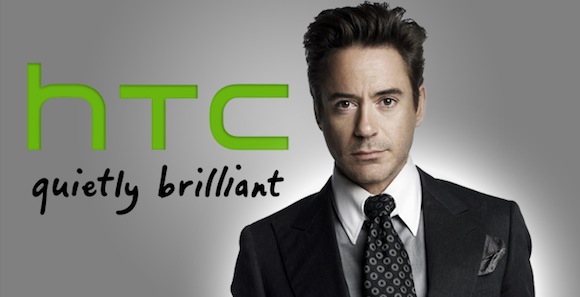 Robert Downey Jr. with HTC
