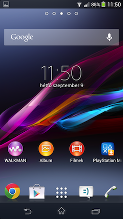Sony Xperia Z1 screenshot
