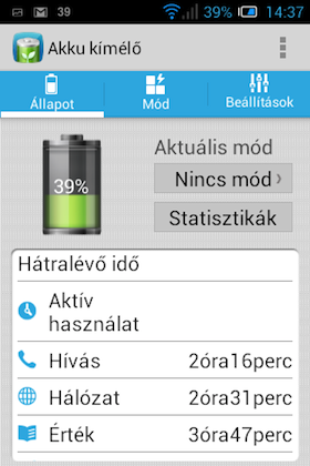 Telenor Smart Touch Mini screen shot