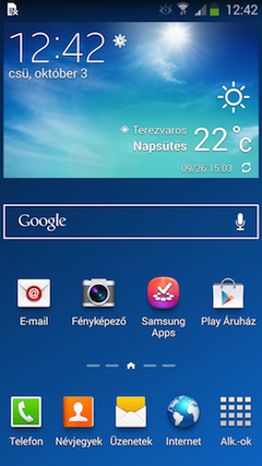 Samsung Galaxy Note 3 screenshot