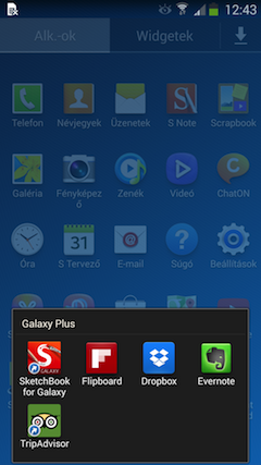 Samsung Galaxy Note 3 screenshot