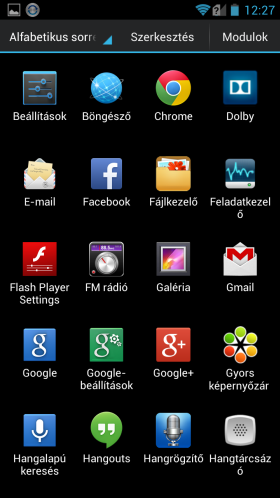 ZTE Grand S Flex screen shot