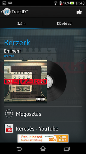 Sony Xperia C screen shot