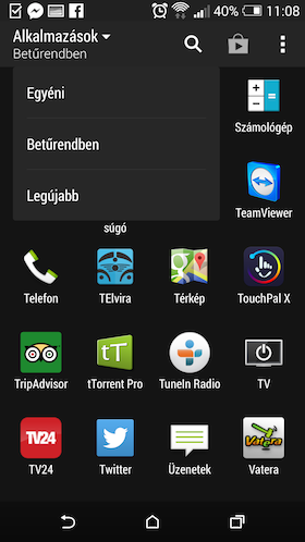 HTC One M8 screen shot