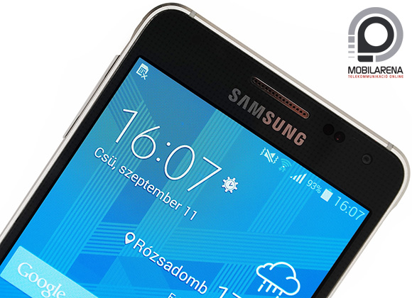 Pentile elrendezésű a Samsung Galaxy Alpha HD-s megjelenítője