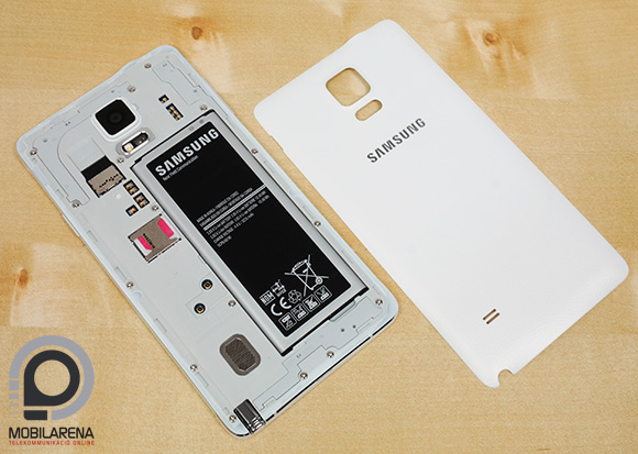 Levehető a Samsung Galaxy Note 4 hátlapja