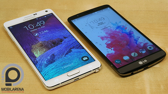 A Samsung Galaxy Note 4 és az LG G3