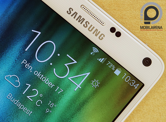 A Samsung Galaxy Note 4 QHD megjelenítője tűéles és pontos