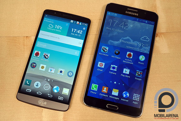 LG G3 Dual vs. Samsung Galaxy Mega 2
