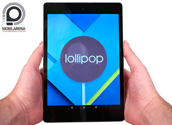  A Google Nexus 9 az Android Lollipop demonstrálására készült