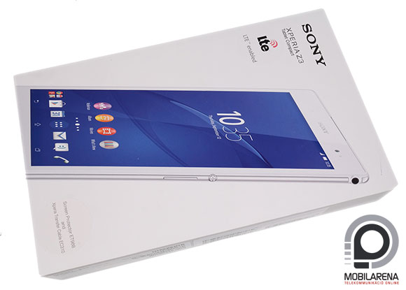 Sony Xperia Z3 Tablet Compact doboz