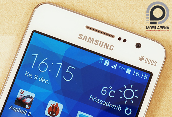 A Samsung Galaxy Grand Prime egykezes használata nehéz, de megoldható 