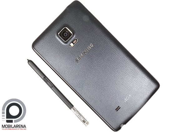 A Samsung Galaxy Note Edge hátulról olyan, mint a Note 4