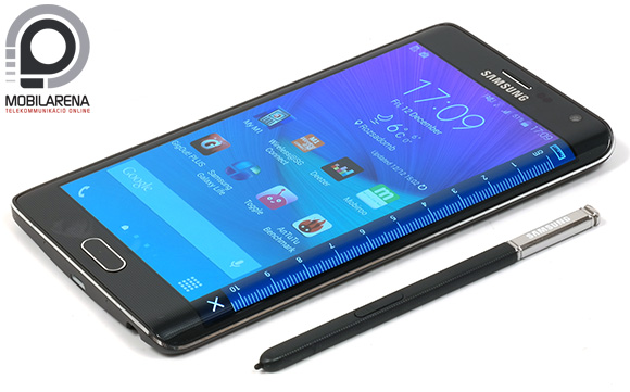 Az S Pen a Samsung Galaxy Note Edge-ből sem maradt ki 