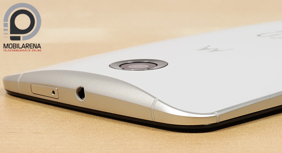  A Google Nexus 6-ot masszív fém oldalkeret védi 