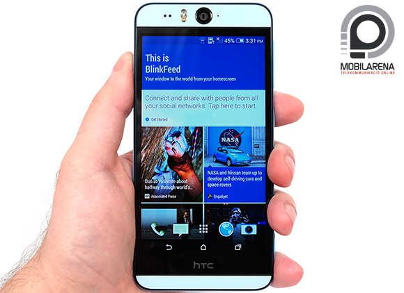 A HTC Desire Eye műanyag házat kapott