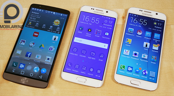 LG G3 vs. Samsung Galaxy S6 edge vs. Samsung Galaxy S6