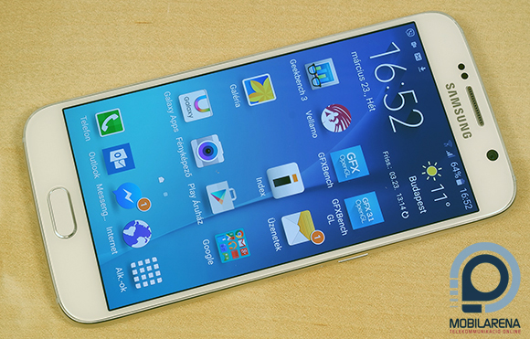 Samsung Galaxy S6 előlap