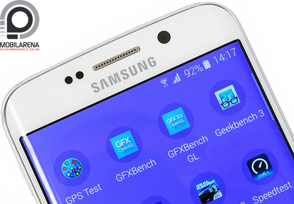 Káprázatosan éles a Samsung Galaxy S6 edge kijelzője