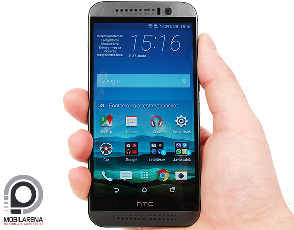 A One sorozat formavilágával tért vissza a HTC One M9 