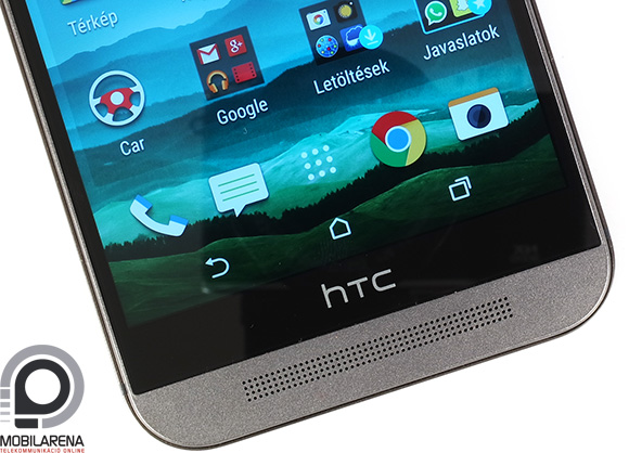 A HTC One M9 fényereje remek, betekintési szögei közepesek