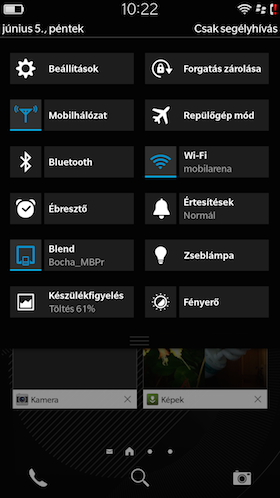 BlackBerry Leap screenshot