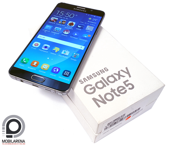 Samsung Galaxy Note5 teszt